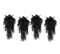 4 Black Halloween Hanging Invert Tree Halloween Party Essentials Black Tree Reverse Hanging Ornament
