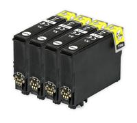 Go Inks 4 Compatible to replace Epson T1291 Black Ink Cartridge for use with Epson Stylus, Office & Workforce Printers (4 Inks)