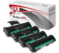 4 Black PerfectPrint Compatible Toner Cartridges Replace ML1610D3 for Samsung Printer ML 1610 2010 2510 2570 SCX 4521F