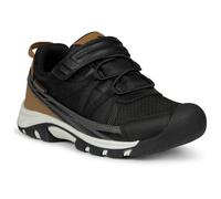 (4, Black) Trespass Kids Hook & Loop Strap Trainers Roan