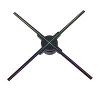 4 Blade 65cm Hologram 3D Indoor HD Advertising LED Holographic Air Display Fan