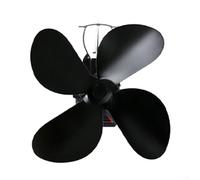 4-Blade Silent Operation Fireplace Fan, Log Burner Fan, Wood Burner Heat Powered Fire Fans, for Fireplace