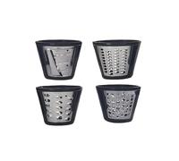 4-Blade Slicer Shredder Grater - Compatible with KitchenAid Mixer - Cheese & Vegetable Attachment, Hand Wash Only