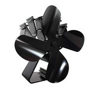 4 Blade Stove Fan ECO-Friendly and Efficient Heat Powered Stove Top Fan Wood Log Burner Fire 12 Month Warranty