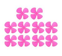 4 Blades Propeller Plastic Propeller 100mm 4 Blades Propeller DIY Model Propeller Boat Propeller Replacement High Wind Thrust Performance for Remote Control Boats Power Car Models (Rose Red)