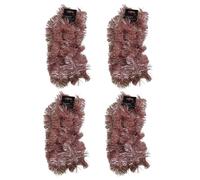 4 Blush Pink Christmas Tinsel Garland 2.7M Pink Xmas Tree Tinsel