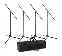 4 Boom Mic Stand and Bag Pack by Gear4music