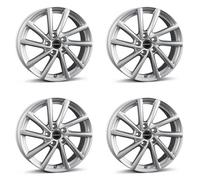 4 Borbet Wheels V 7.0x17 ET54 5x112 SIL for Audi A3 S3