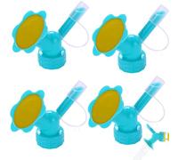 4 Bottle Top Sprinkler, 2in1 Watering Top Sprinkling Head for Bottles, Two Head Small Watering Can Nozzle, Watering Can Plant Waterers, for Garden Irrigation Seed Seedling