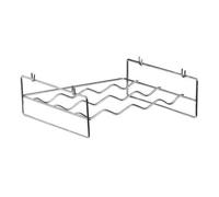 4 Bottles Chrome Wine Rack with Side Handles | Soren