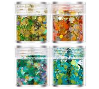 4 Bottles Colorful Nail Charms For Women's Making Add A Touch Of Personal To Your Nail Decorations For Parties