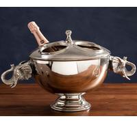 4 Bottles Elephant Wine Cooler with Lid | Yala