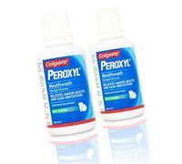 4 Bottles of Colgate Peroxyl Mouthwash Mint Flavour 300ml