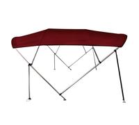 4 Bow Bimini Boat Top Cover,Sun Shade Boat Canopy, with Rear Support Poles and Storage Boot(1.7-1.9m/67-75in)