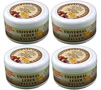 4 boxes containing 250 ml of universal leather balm with beeswax