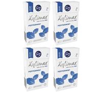 4 Boxes x 38g of Fazer Xylimax Peppermint - Original - Finnish - 100% Xylitol - Pastilles - Drops - Dragees - Sweets - Candies