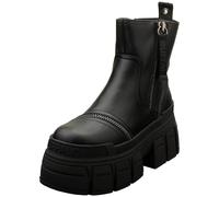 (4) Buffalo Gospher Bootie Vegan Womens Ankle Boots in Black