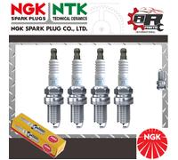 4 Bujías Marca NGK Originales Recambio BP7ES N. de Stock 2412 Precio Mayorista