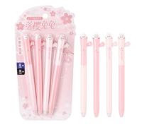 4- Bunny Erasable Pen Cute Spring Romantic Pen-Erasable Black