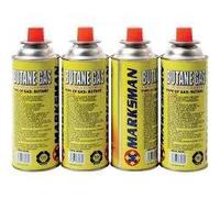 4 BUTANE GAS BOTTLES CANISTER CAMPING HEATER COOKER BBQ 4 PACK