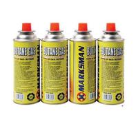4 Butane Gas Bottles Heater Cooker Canister Camping BBQ Home