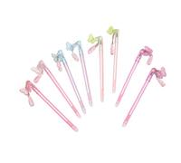 4-Butterfly Drift Bottle Pendant Gel Pen Student Fresh Personalized Stationery-erasable Blue