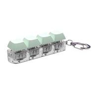 4 Button Fidget Toys Keyboard, Adults Fidget Keyboard Keyboard Clicker Funny Finger Keyboard Keychain Fidget Toys With LED Light Keyboard Toys Finger Keyboard Caps Toy Anxietys Toys Decompressions
