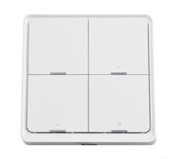 4-Button for zigbee Scene Switch Wireless Smart Remote for Aqara Hub - Programmable Touch Control for Lights & Scenes - for battery Powered Wall Sticker