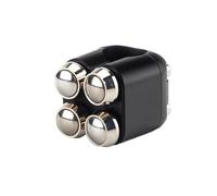 4-Button Motorcycle CNC Aluminum Hand Control Switch Bars Switches Handlebar Mount Fit For Harley Motorcycle Handlebar Left Start Switch(22mm Black Chrome)