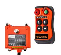 4 Buttons 380V AC Wireless Crane Remote Control for Chain Hoist Tow Truck Winch Lift Crane Industrial Electric Radio Transmitter and Receiver
