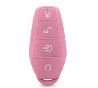 4 Buttons Silicone Car Key Cover Case Shell Keyring, For BYD Song PRO Han EV Max Tang DM Qin PLUS Yuan Dolphin E2