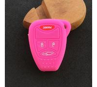 4 Buttons silicone Flip Key Case Shell, for Dodge for Jeep Commander Grand Cherokee Chrysler Aspen 300