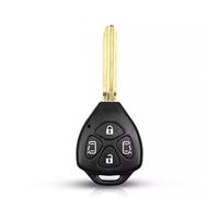 4 Buttons Uncut Toy43 Blade Car Remote Key Shell Case Cover Fob Replacement Accessories For Toyota Corolla Alphard Camry