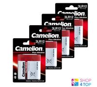 4 CAMELION 3LR12 PLUS ALKALINE BATTERIES 4.5V 3000mAh 1BL 2033 NEW