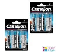 4 Camelion D Digi Alkaline Batteries LR20 AM1 MN1300 E95 1.5V 2BL Exp 2026 New
