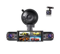 4 Cameras Dash Cam For Cars,360 Degree Panoramic Protection Front Interior Side and Rear Cameras Car DVR, Night Vision 4 Cameras HD 1080P Simultaneous Recording Video Recorder