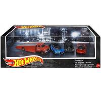 4 Car Set Carry on, Bugatti, McLaren & Koenigsegg - Hot Wheels 1:64