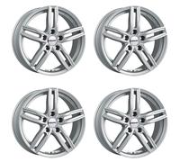 Carmani CA146516J45KS Bolt Circle 5.00 x 114.30 Offset 45 Hub Centering 72.60 Design 14 Paul, Crystal Silver