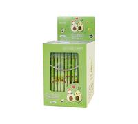 4-Cartoon Fruit Avocado Gel Pen Student Fresh Personalized Stationery-erasable