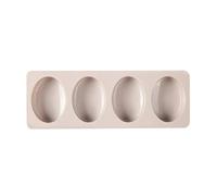 4 Cavities Silicone Soap Mold Natural Handmade Stone Epoxy Resin Fondant Cake Making Silicone Loaf Making Molds for Christmas