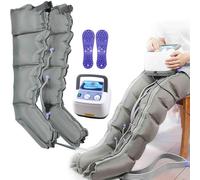 4 Cavity Electric Air Compression Massager, Full Body Waist Arm Leg Relax Instrument, Recovery Pressotherapy Boots for Edema, Pain Muscle Relief Fast Recovery, Timed and Adjustable Pressure (Legs