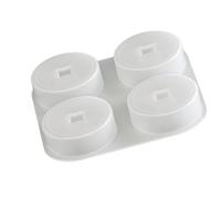 4 Cavity Food Grade Silicone Mold for Making Fortunes Ingots and Coin Easy Release Auspicious Symbols Coin Mold