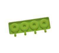 4 Cavity ICES Cream Mold Doughnuts Shape Silicone Popsicles Molds Baking Tool Cake Candy Candy Mold Baby Food ICES Maker Doughnuts Shape Cream Molds