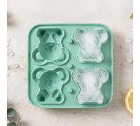 4-Cavity Lollipop Candy Moulds Reusable Silicone Chocolate Mould Koala