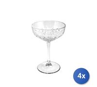 4 Champagne Cups Pasabahce Timeless 4 Pieces 27Cl And Ø10.8Cm