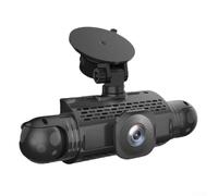 4 Channel 1080P Front Left Right Rear Dash Cam with 3" IPS Touchscreen, WDR, Loop Recording, G-Sensor for Car