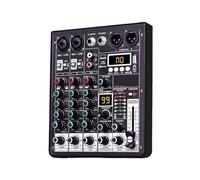 4 Channel 99 Audio Mixer 48V Phantom Power USB Studio Sound Mixers Bluetooth DJ Console Mixing For Karaok