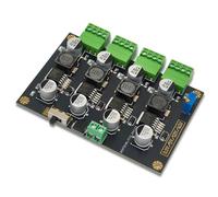4 Channel Adjustable Direct Current Step Down Converter Module Wide Input Voltages 4.5V 40V Accuracy Voltages Regulation for Electronics Projects High Efficiency Direct Current Power Converter