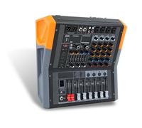 4-Channel Audio Mixer,48v Phantom Power,Built-In Wireless/Usb/3.0 Interface Can Be Connected To A Computer,U Disk,Sd Card,Mmc Card,for Recording,Live Streaming,Podcasting,Karaoke
