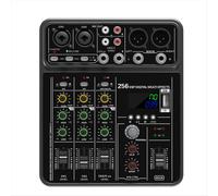 4 Channel Audio Mixer 48V Phantom Power USB Studio Sound Mixers